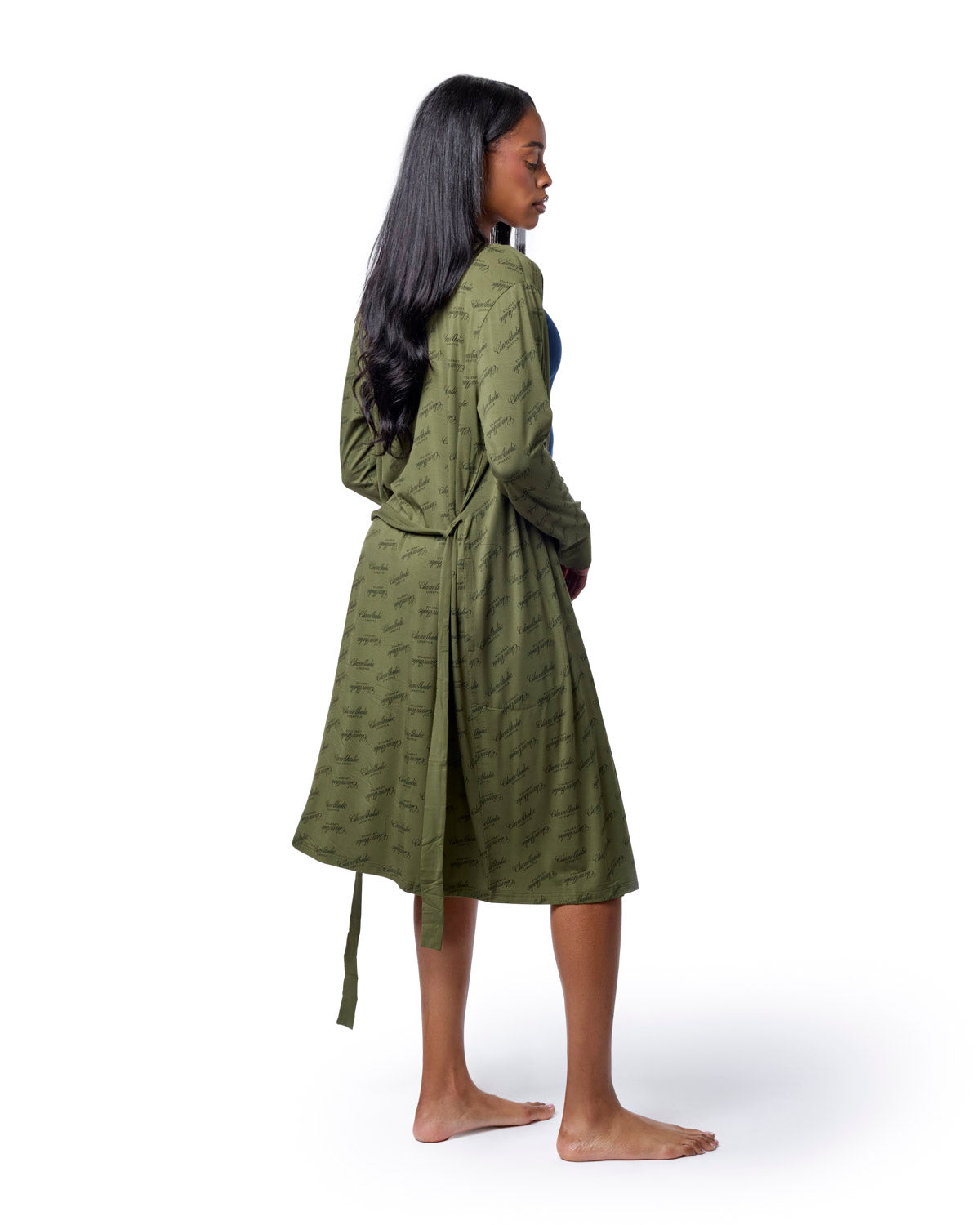 SIGNATURE LUXE ROBE - GREEN