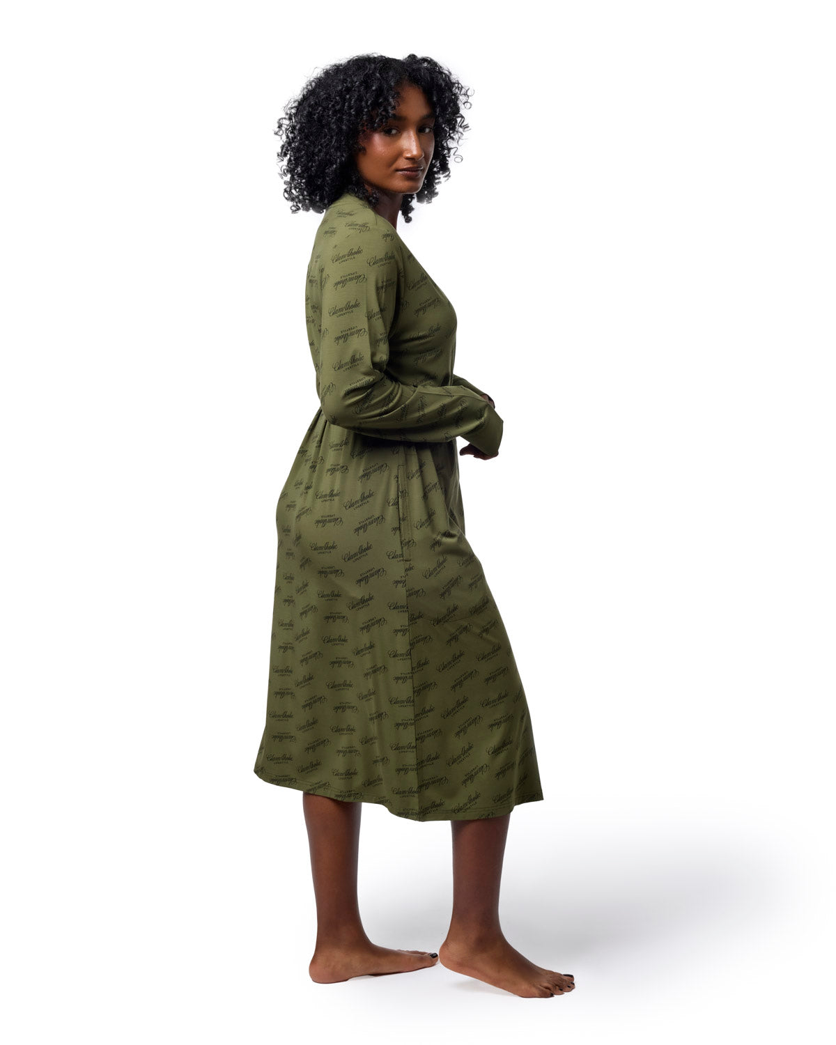SIGNATURE LUXE ROBE - GREEN