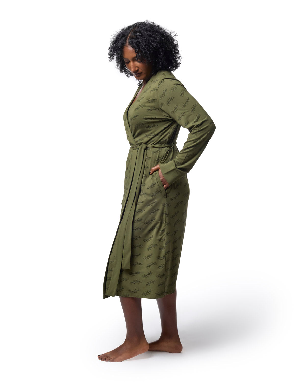 SIGNATURE LUXE ROBE - GREEN