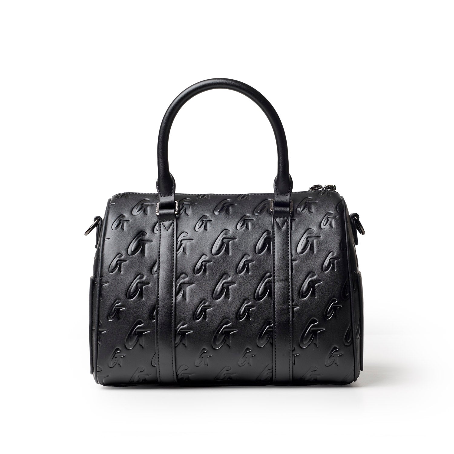 MEDIUM MONOGRAM GAL BOSTON BAG - BLACK