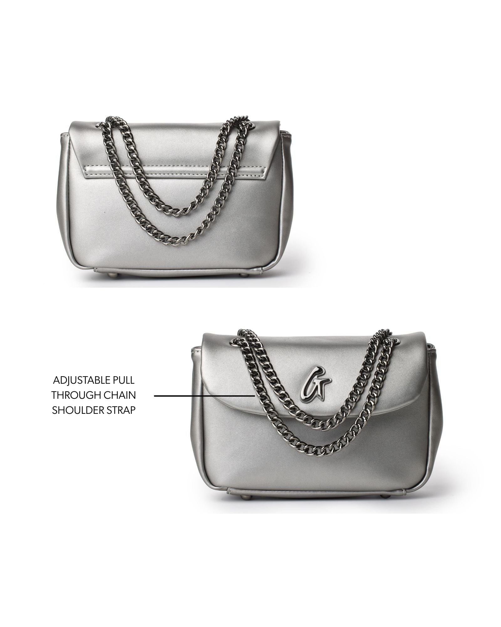 Mini Classic Flap Bag Platinum - Affordable Luxury Bag with