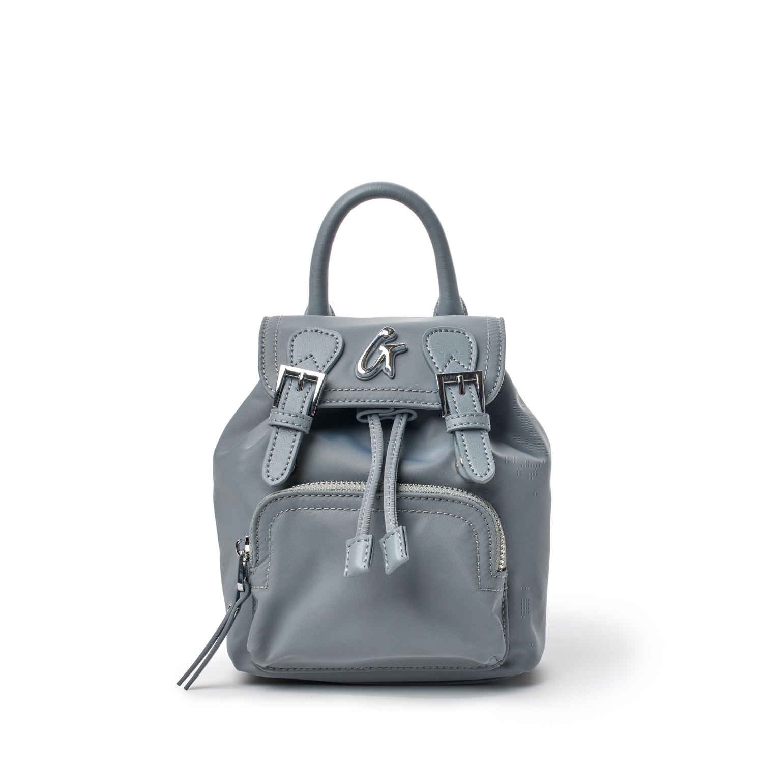 MINI NYLON BACKPACK - GRAY