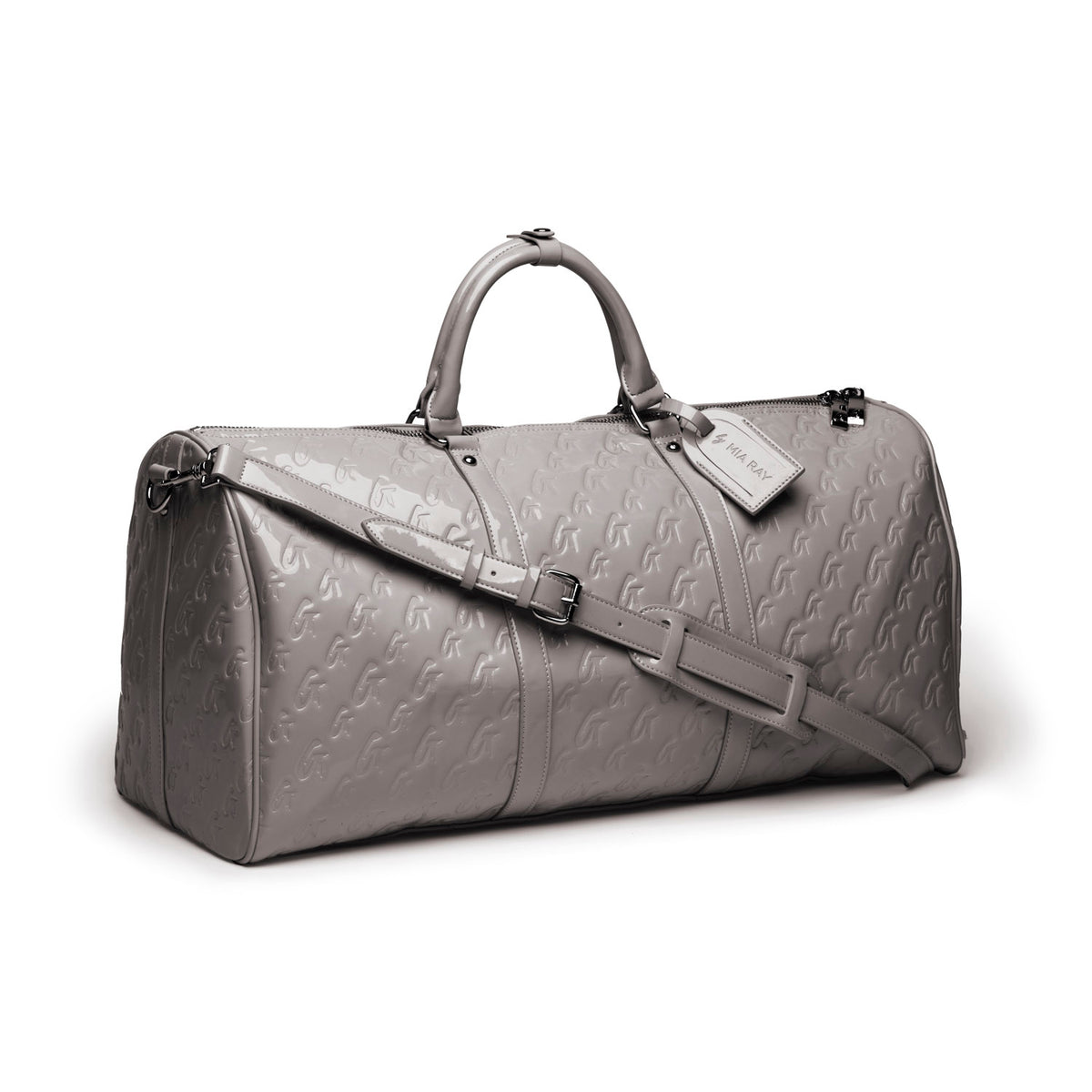 MONOGRAM DUFFLE BAG - MIRROR GRAY
