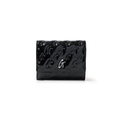 MONOGRAM MIRROR BLACK COMPACT WALLET