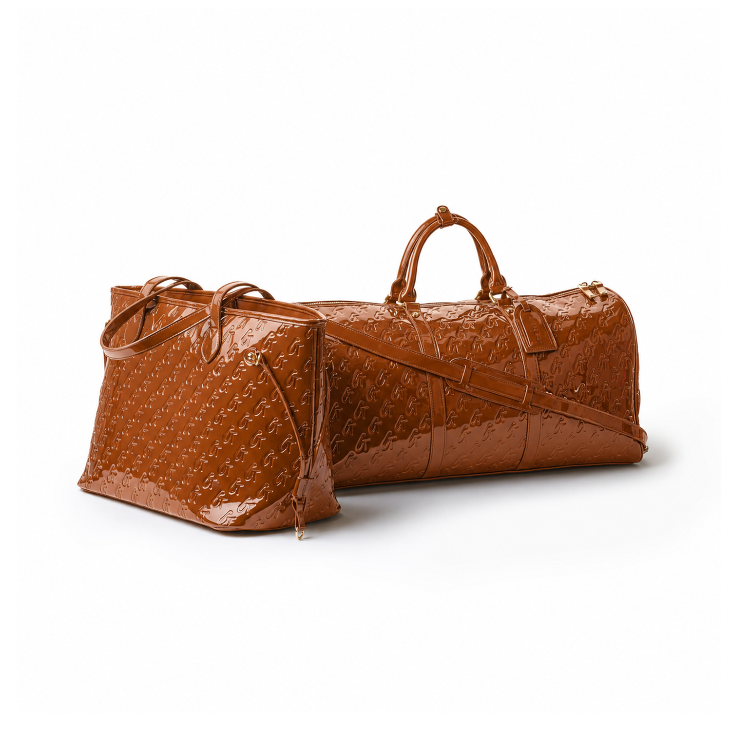 MONOGRAM TRAVEL SET - MIRROR BROWN