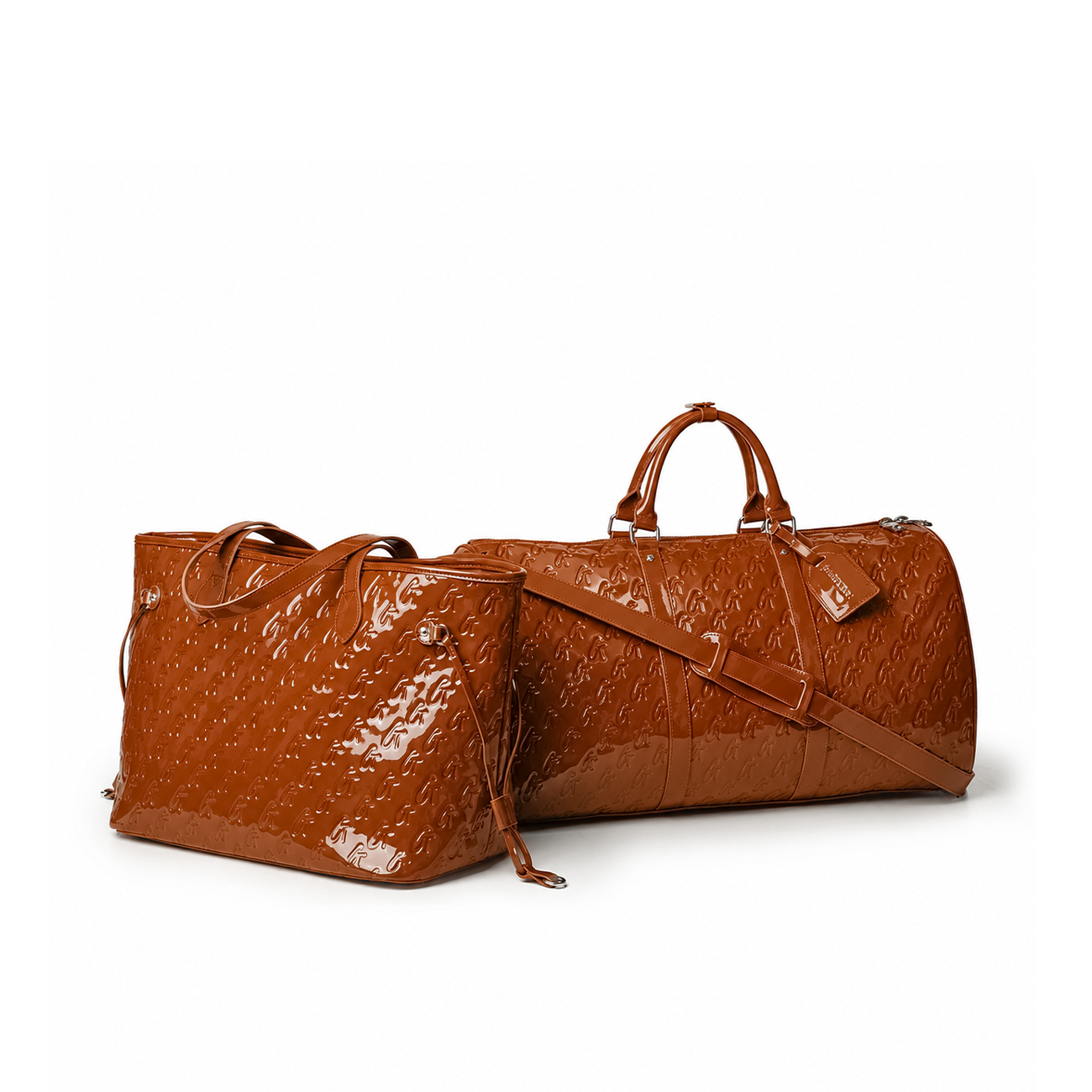 MONOGRAM TRAVEL SET - MIRROR BROWN