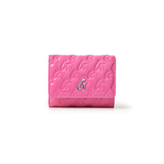 MONOGRAM MIRROR HOT PINK COMPACT WALLET