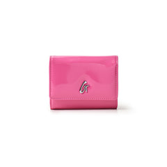 STANDARD MIRROR HOT PINK COMPACT WALLET