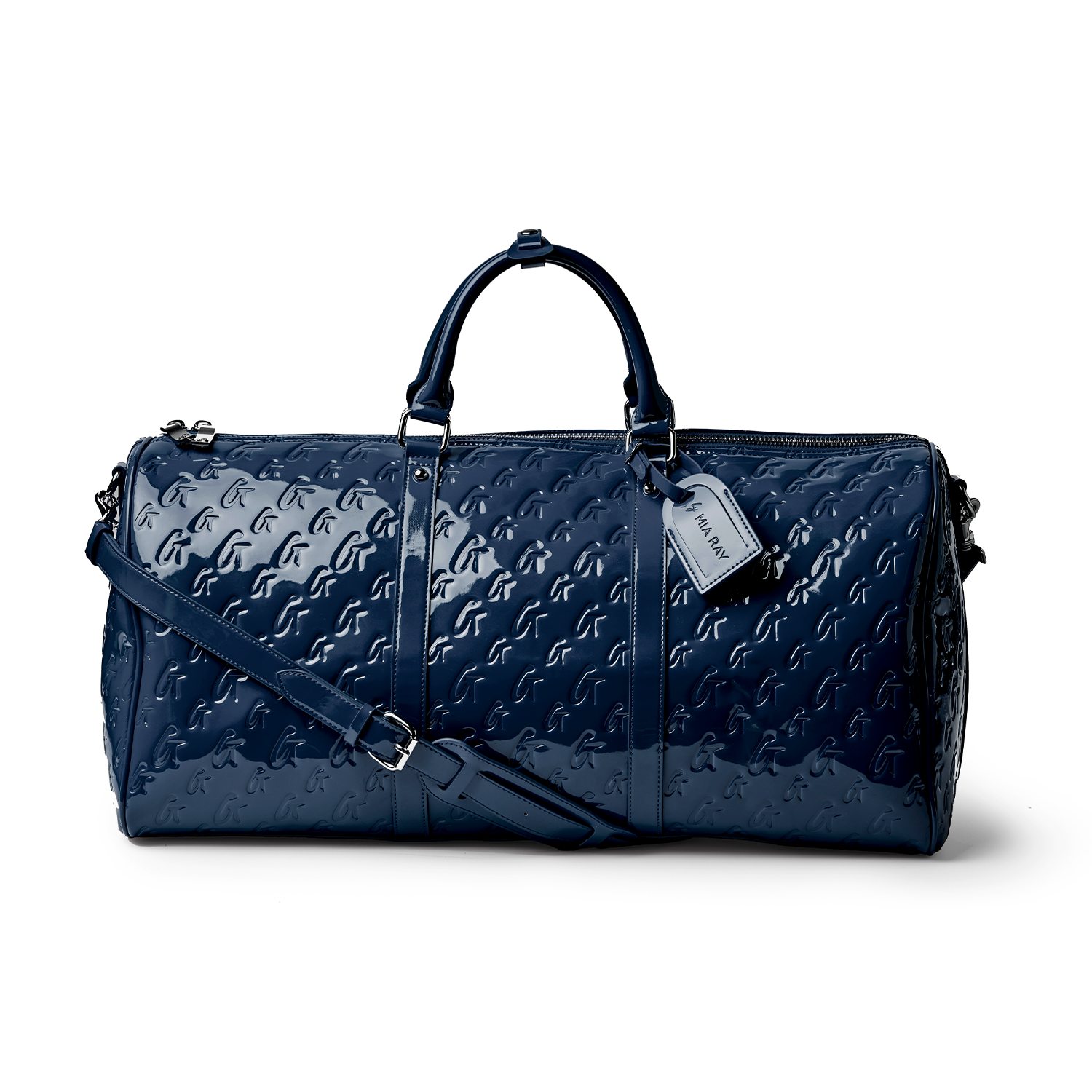 MONOGRAM DUFFLE BAG - MIRROR NAVY