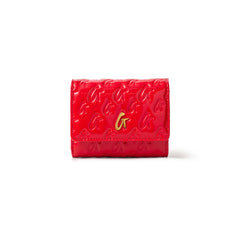 MONOGRAM GOLD COMPACT WOC - MIRROR RED