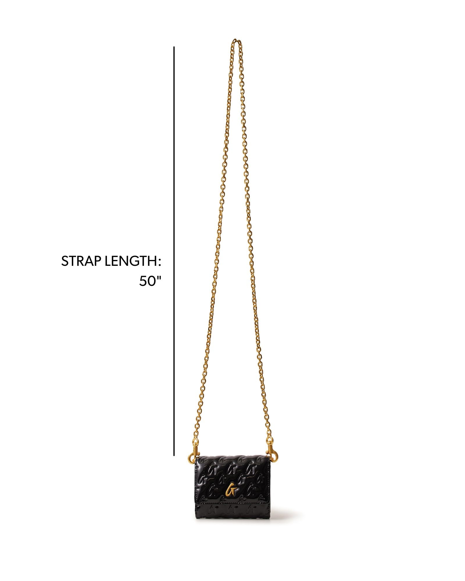 MONOGRAM MIRROR BLACK COMPACT WALLET