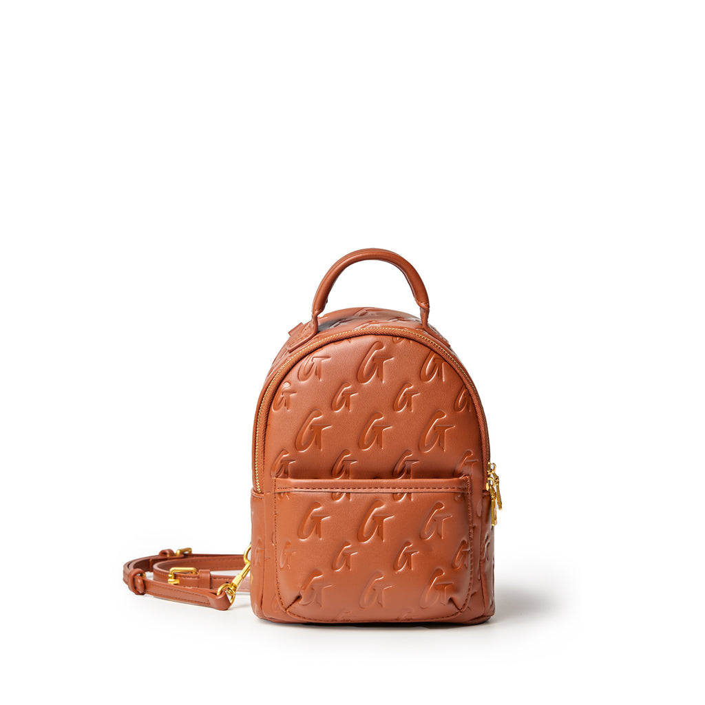Monogram Mini Backpack Brown