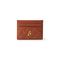 PEBBLE CARDHOLDER BROWN