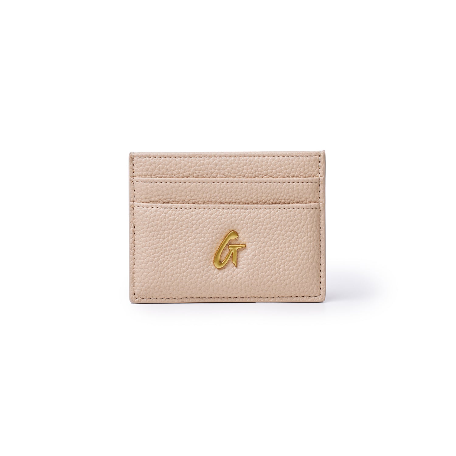 PEBBLE CARD HOLDER - NUDE