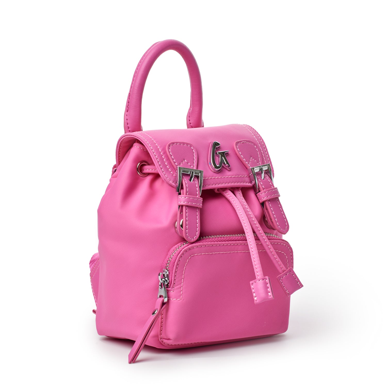 Nylon Mini Backpack Hot Pink Nylon Mini Backpack Hot Pink