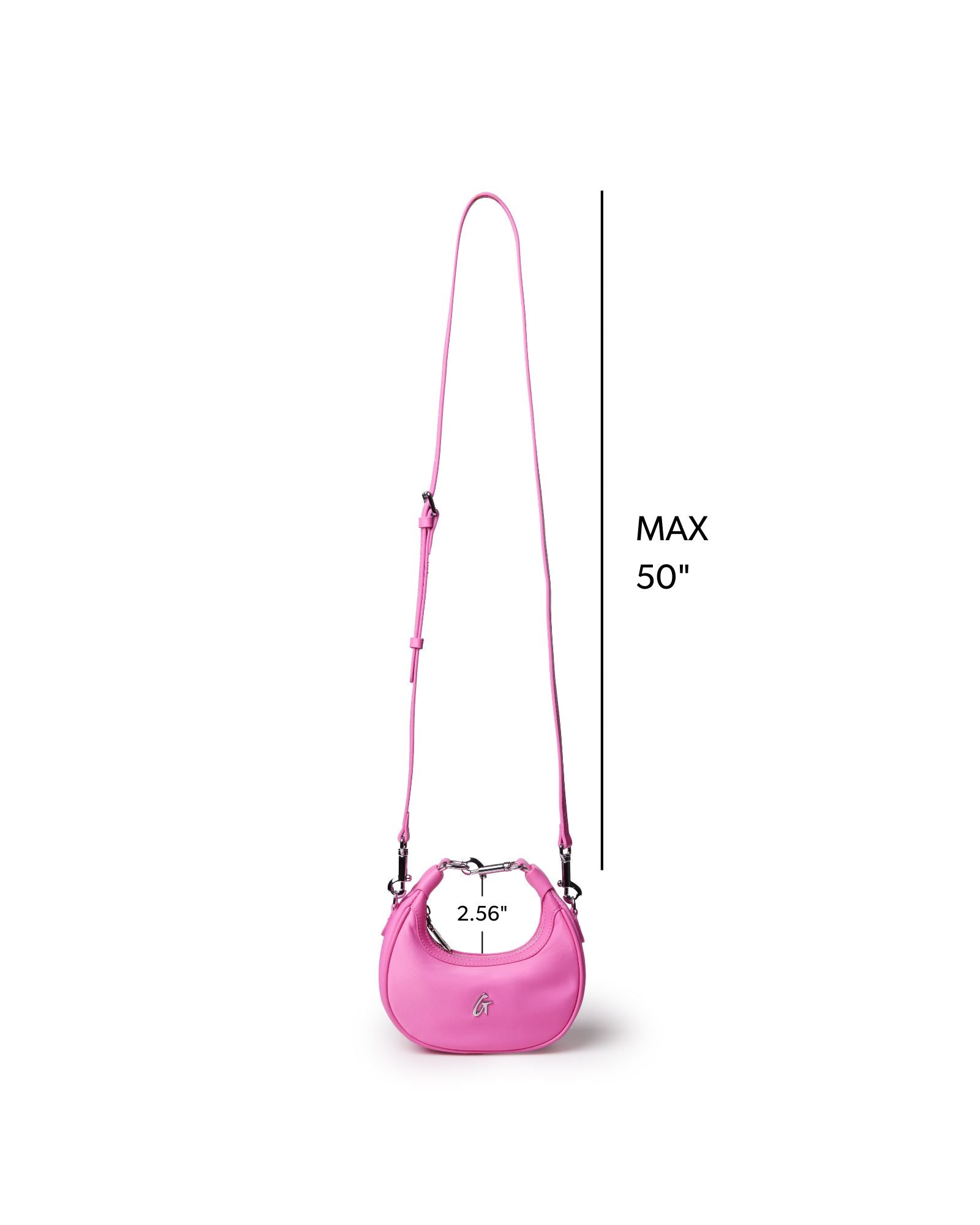 Nano Nylon Hobo Bag - Hot Pink | Water-Resistant & Lightweight