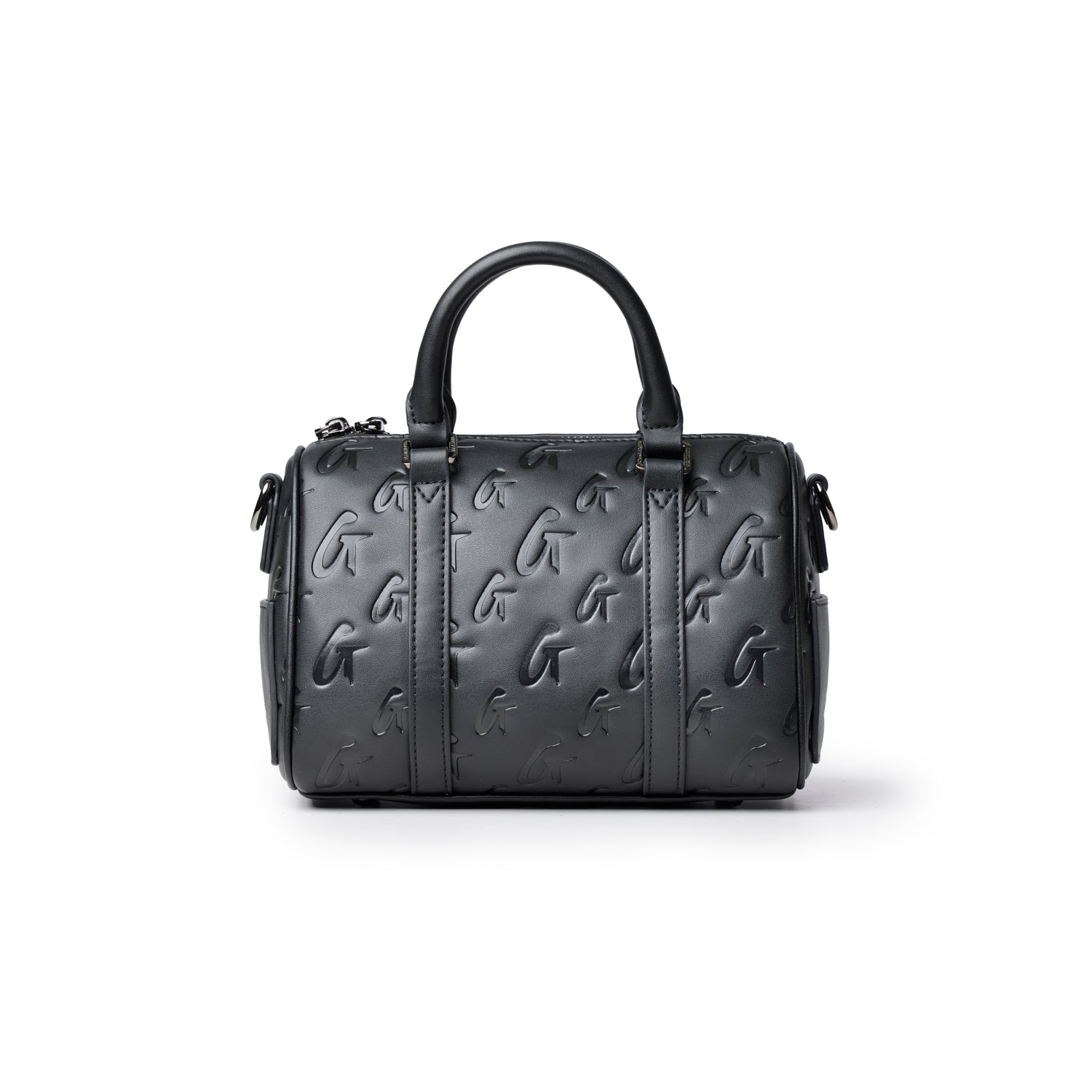 MINI MONOGRAM GAL BOSTON BAG - BLACK