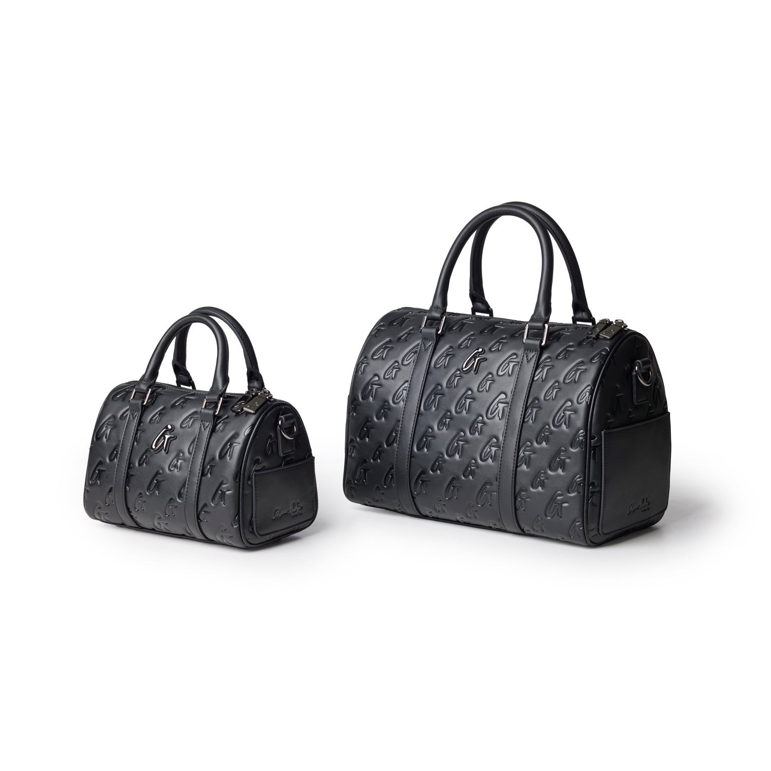 NANO MONOGRAM GAL BOSTON BAG - BLACK