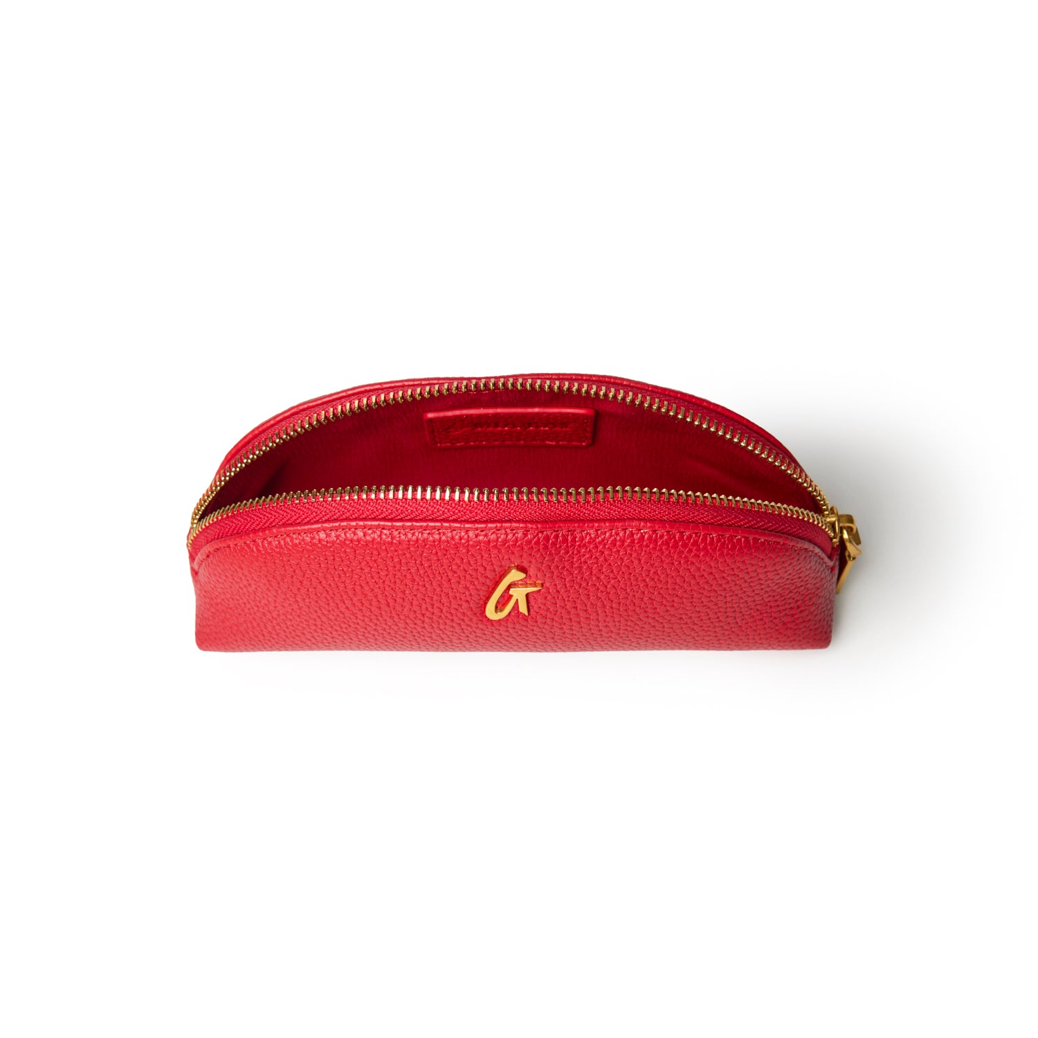 PEBBLE PENCIL POUCH - RED
