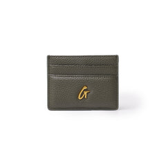 PEBBLE CARD HOLDER - OLIVE GREEN