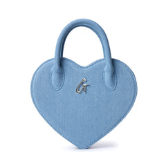 STANDARD DENIM HEART BAG