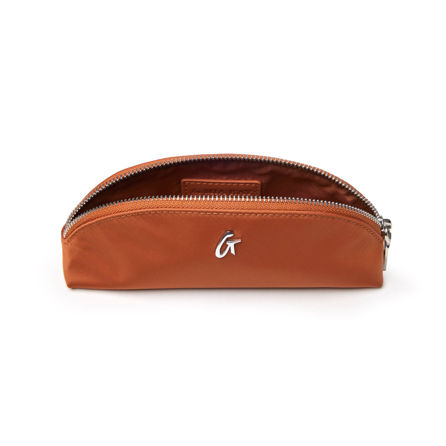MINI NYLON POUCH - BROWN