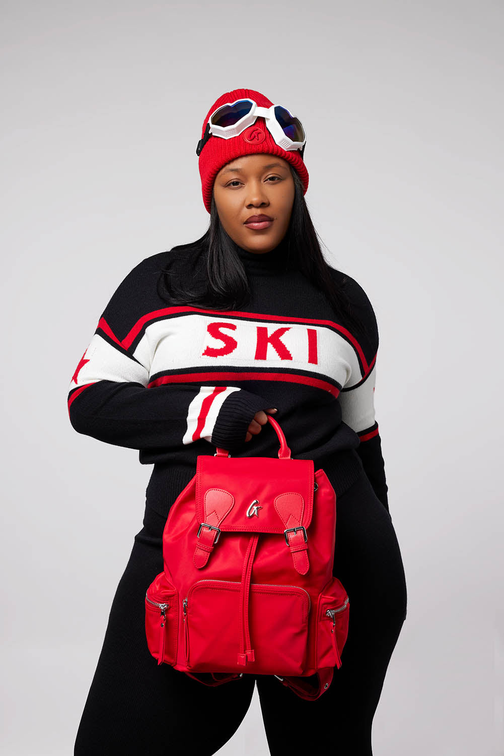 NYLON BACKPACK - RED