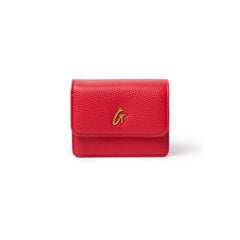 PEBBLE MINI WALLET ON CHAIN RED