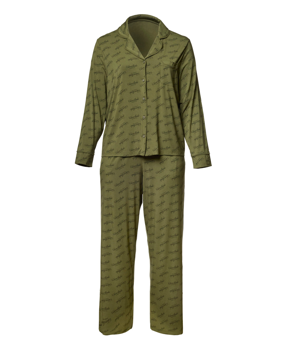 SIGNATURE LUXE PAJAMAS STANDARD - GREEN