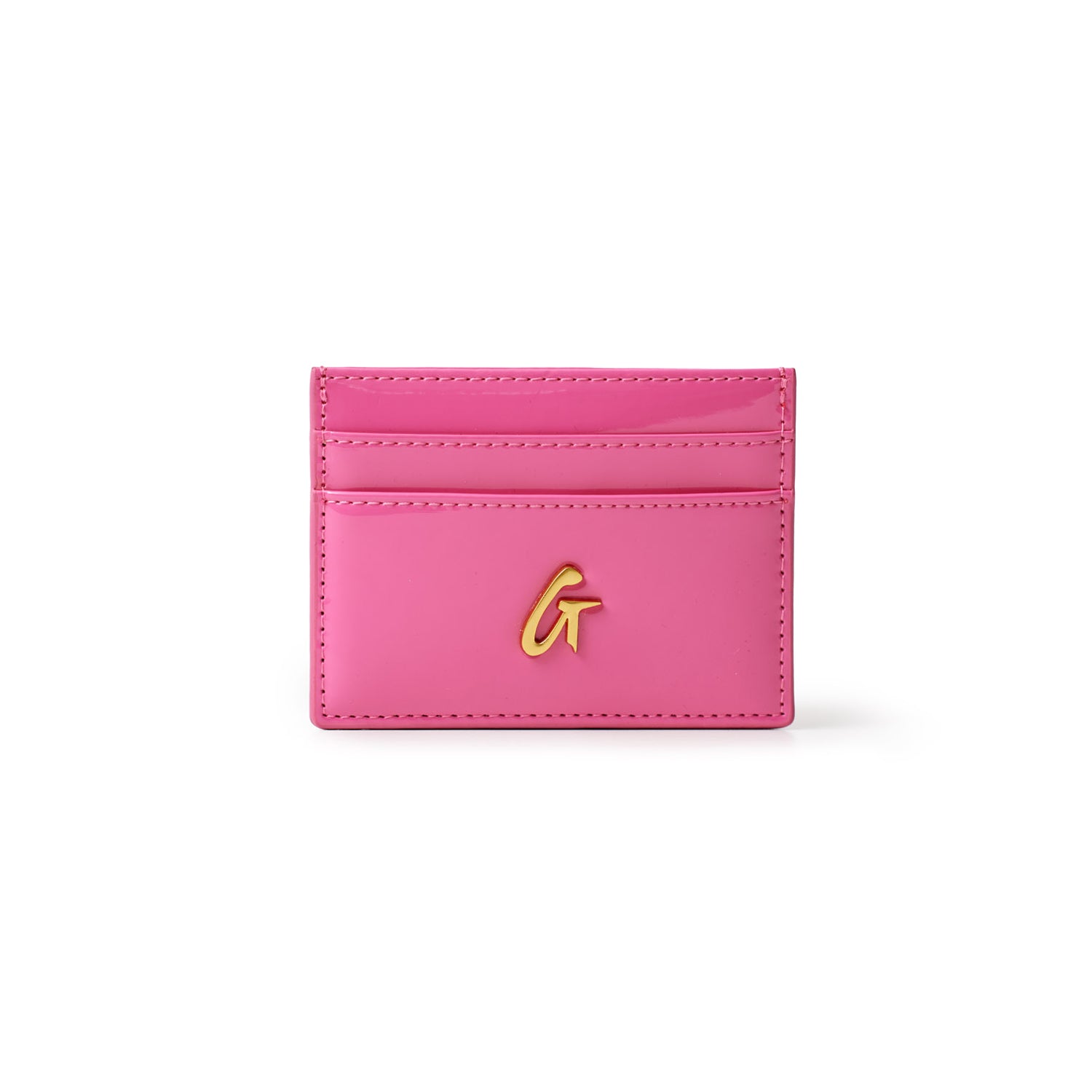 STANDARD MIRROR HOT PINK CARD HOLDER