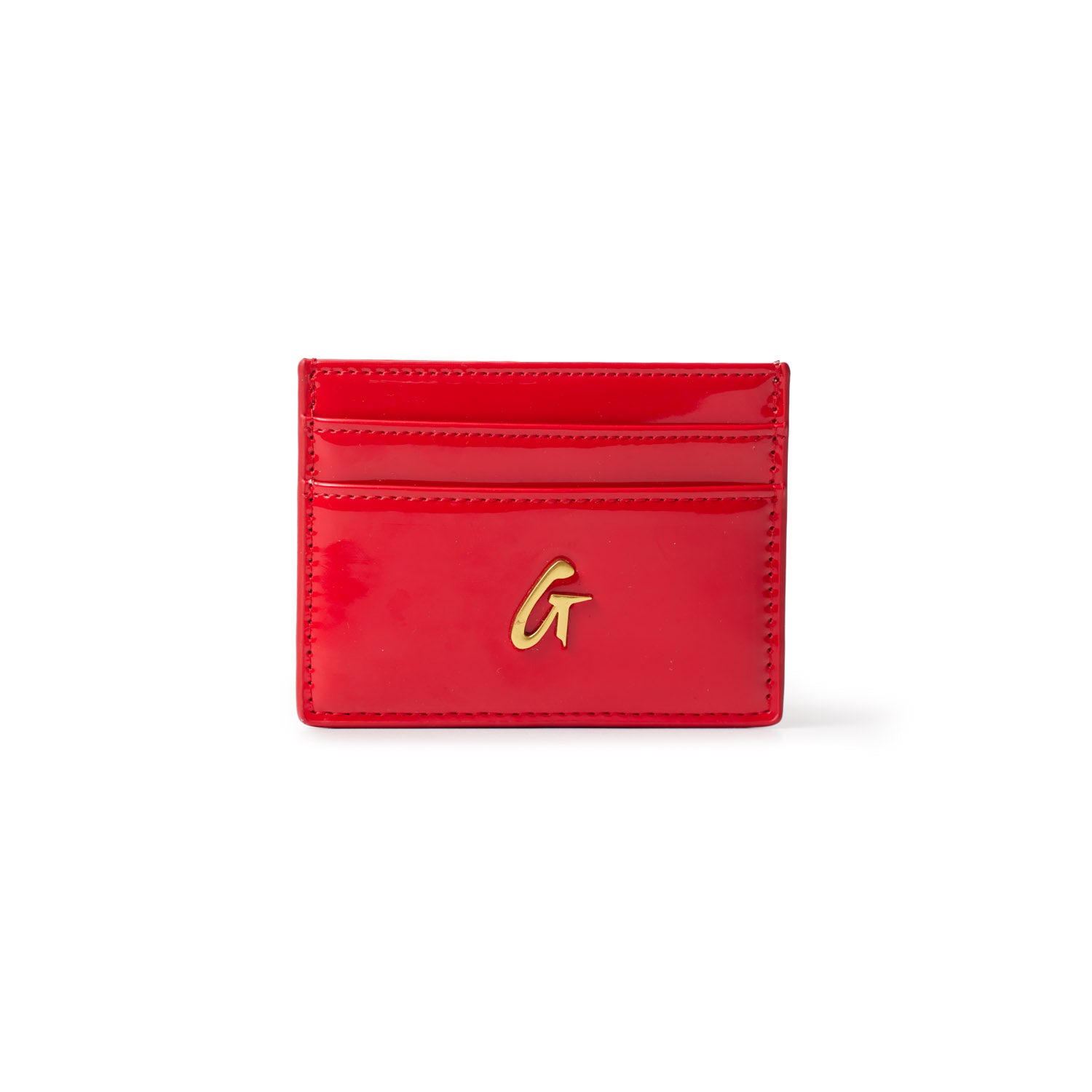 STANDARD GOLD CARD HOLDER - MIRROR RED