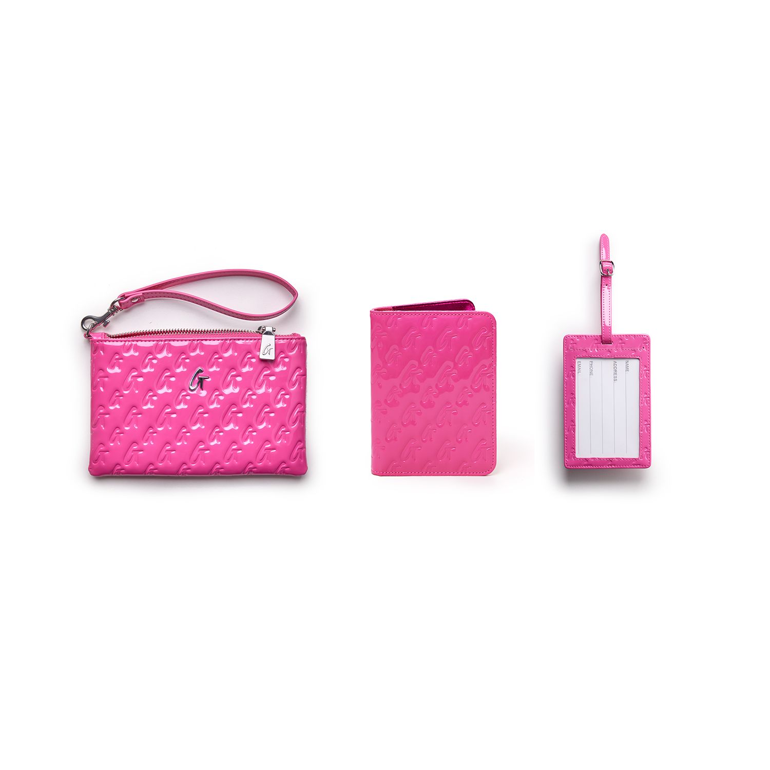 TRAVEL LIKE A G BUNDLE - MIRROR HOT PINK