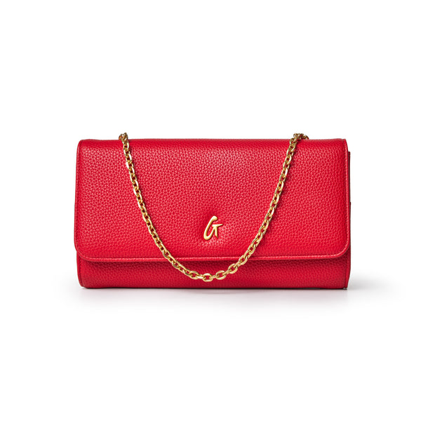 ム*ム様 新品未使用 希少品レア WTAPS CHAIN WALLET ウォレッ PEBBLE TRAVEL WOC RED | Vegan Pebble Leather Travel Wallet | Glam