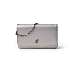 PLATINUM STANDARD WALLET ON CHAIN-GUNMETAL