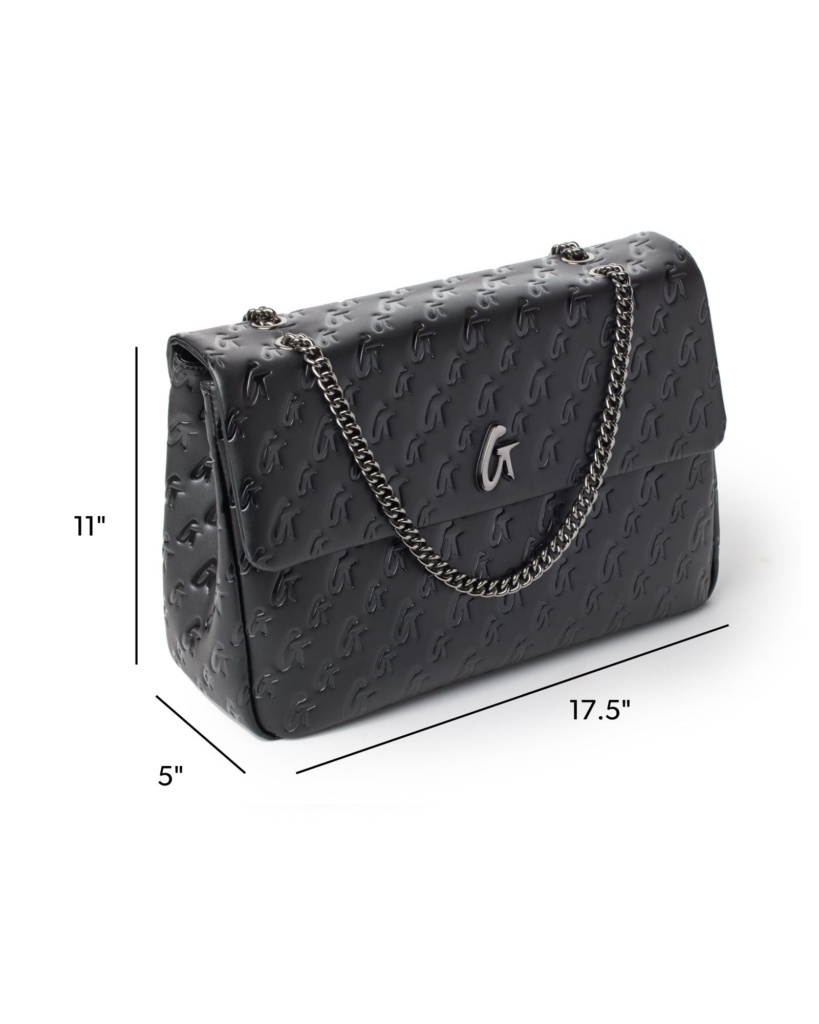 バッグ newnow Mesh & Velvet Logo Bag monogram MONOGRAM XL CLASSIC FLAP BAG MATTE BLACK - Spacious Luxury Bag