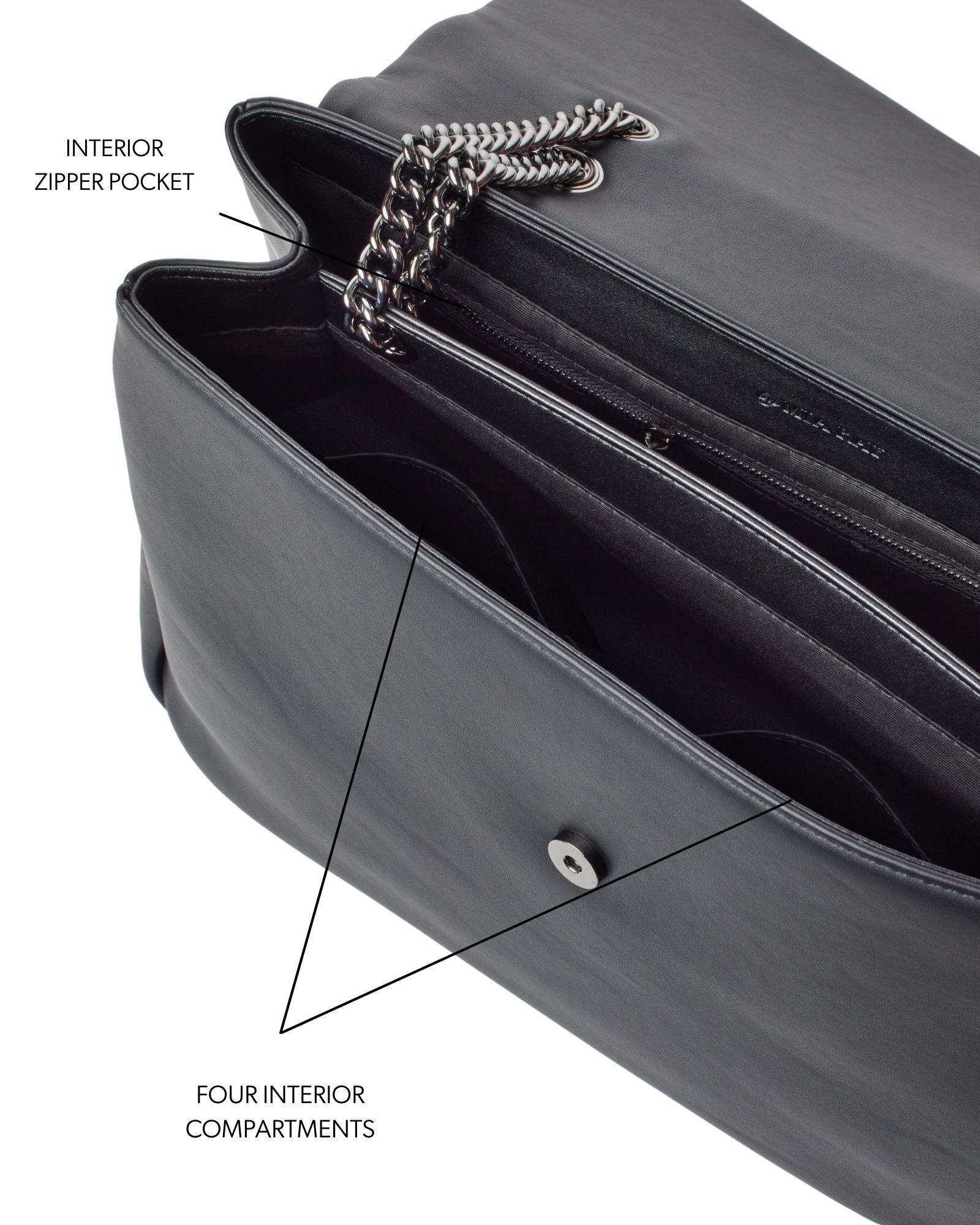 Shop our Standard XL Classic Flap Bag in Matte Black for