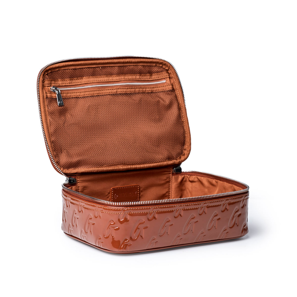 MEDIUM MONOGRAM TOILETRY BAG - MIRROR BROWN