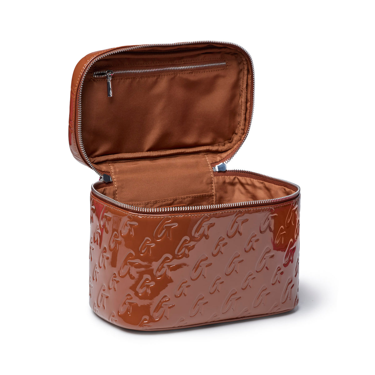 MONOGRAM TOILETRY SET - MIRROR BROWN