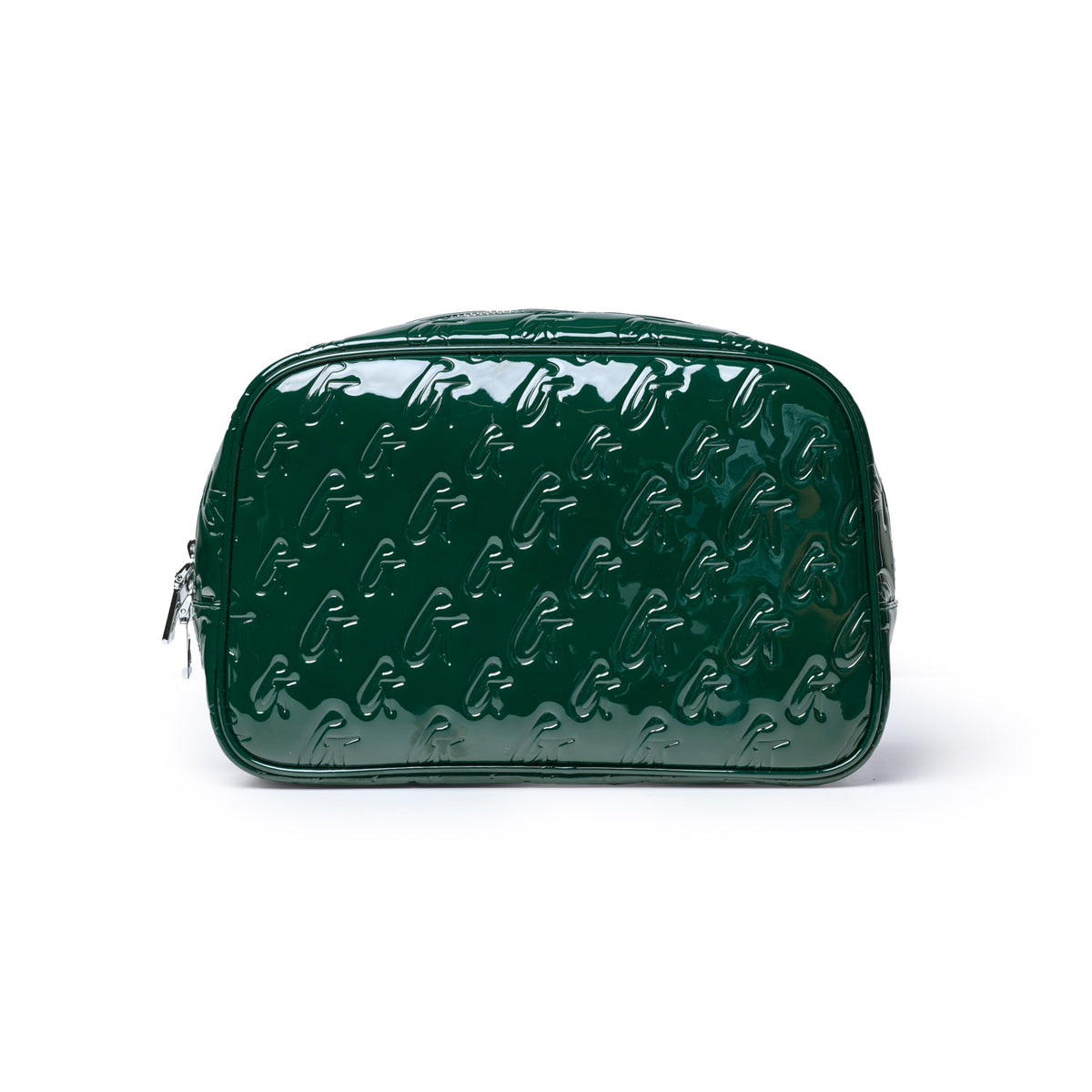 SMALL MONOGRAM TOILETRY BAG - MIRROR GREEN