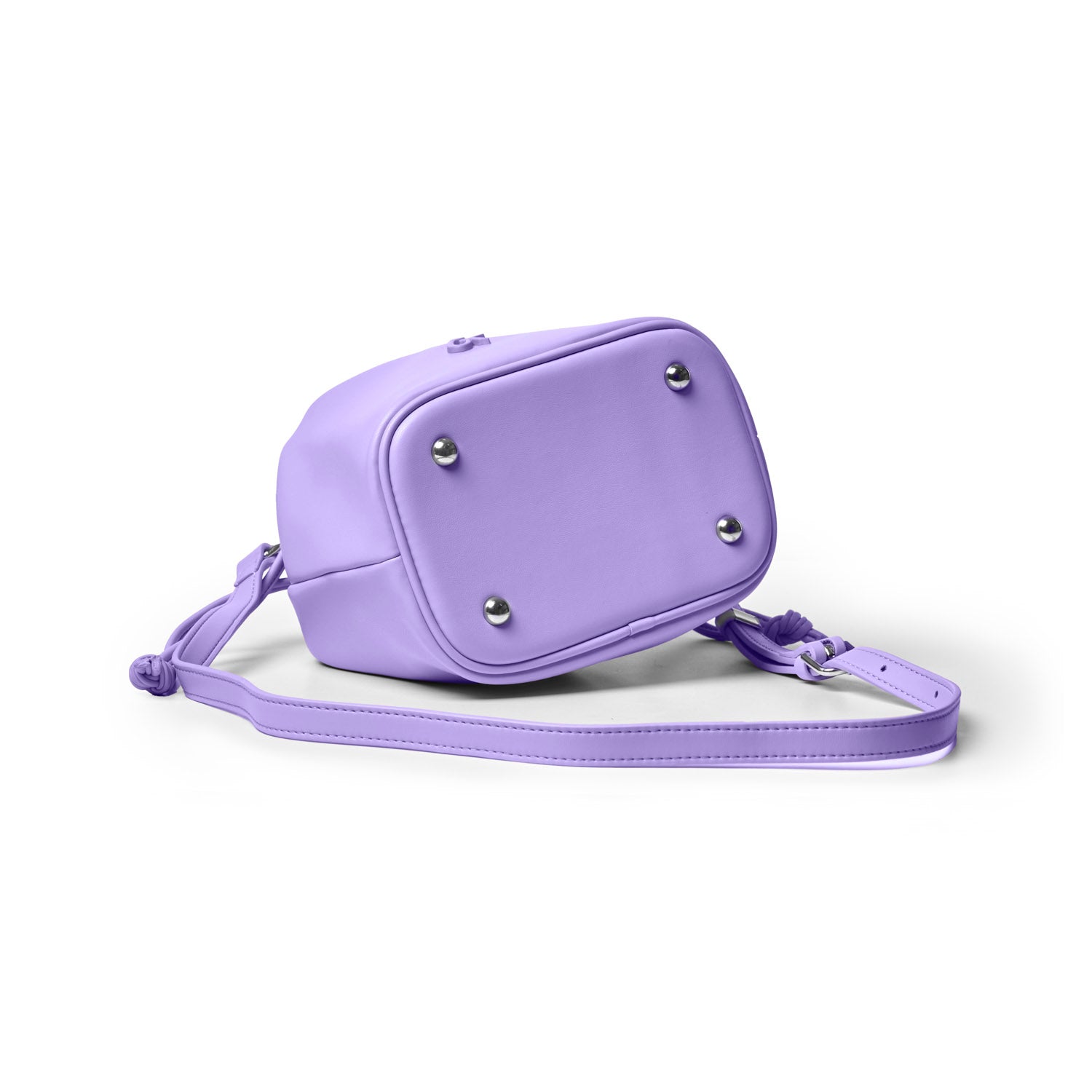 MINI DRAWSTRING BUCKET BAG - LAVENDER