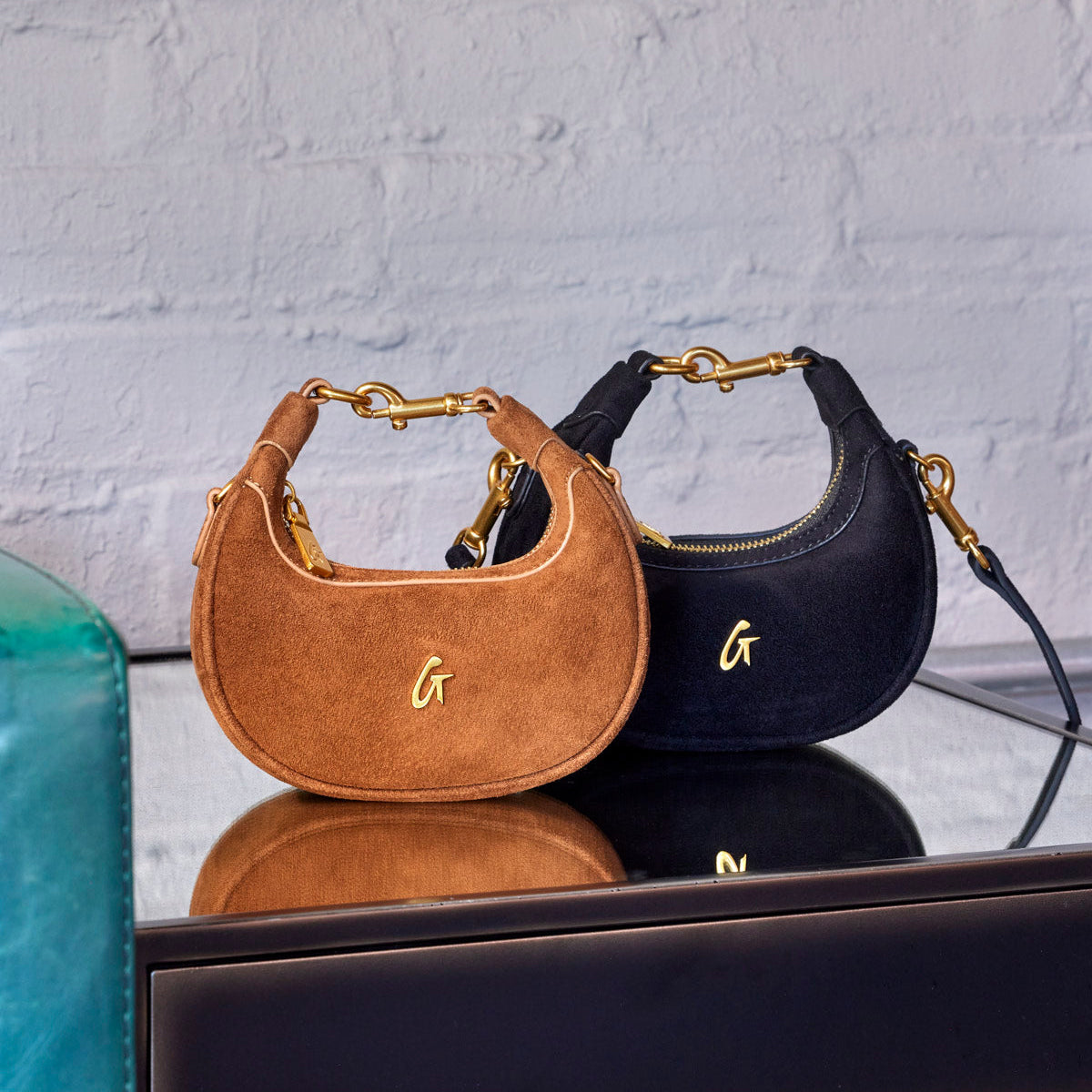 Glam-Aholic Mini Red Heart Bag - Vegan Leather Crossbody & Handle Bag