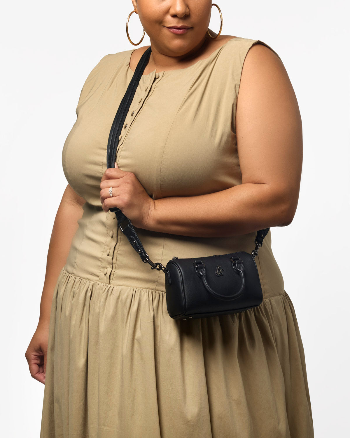 NANO STANDARD GAL BOSTON BAG - BLACK