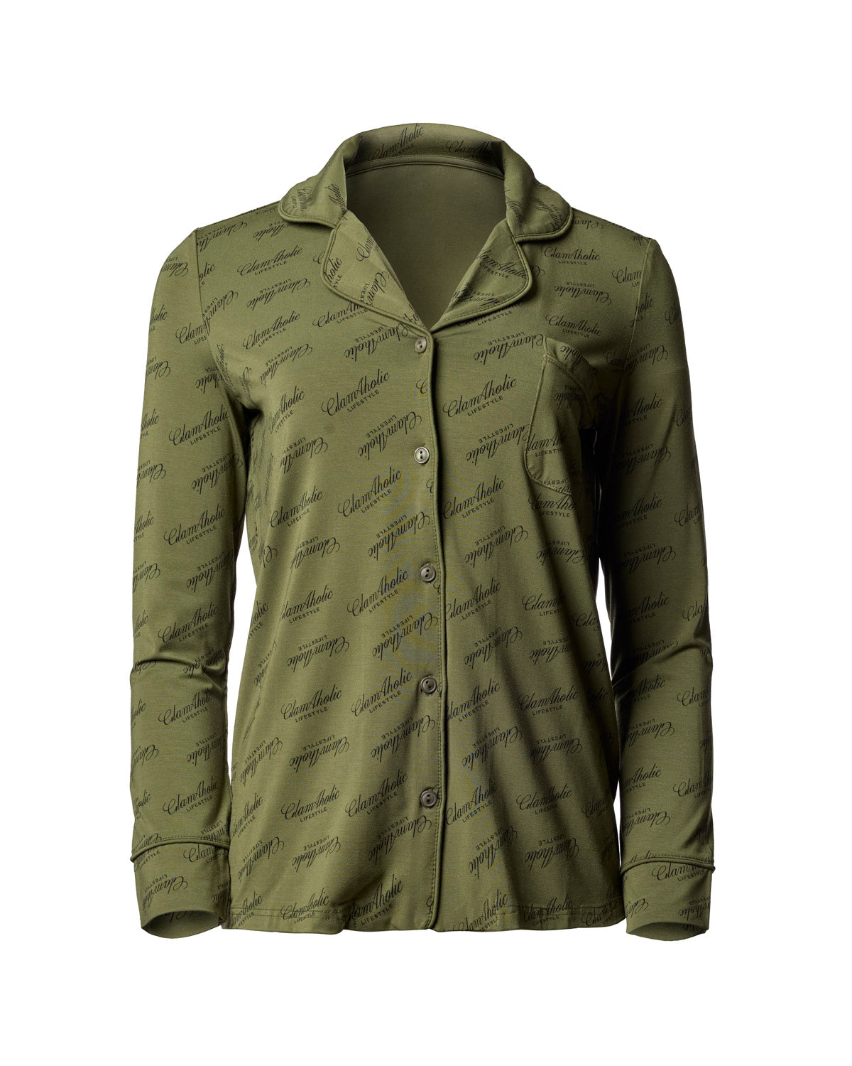 SIGNATURE LUXE PAJAMAS LONG - GREEN