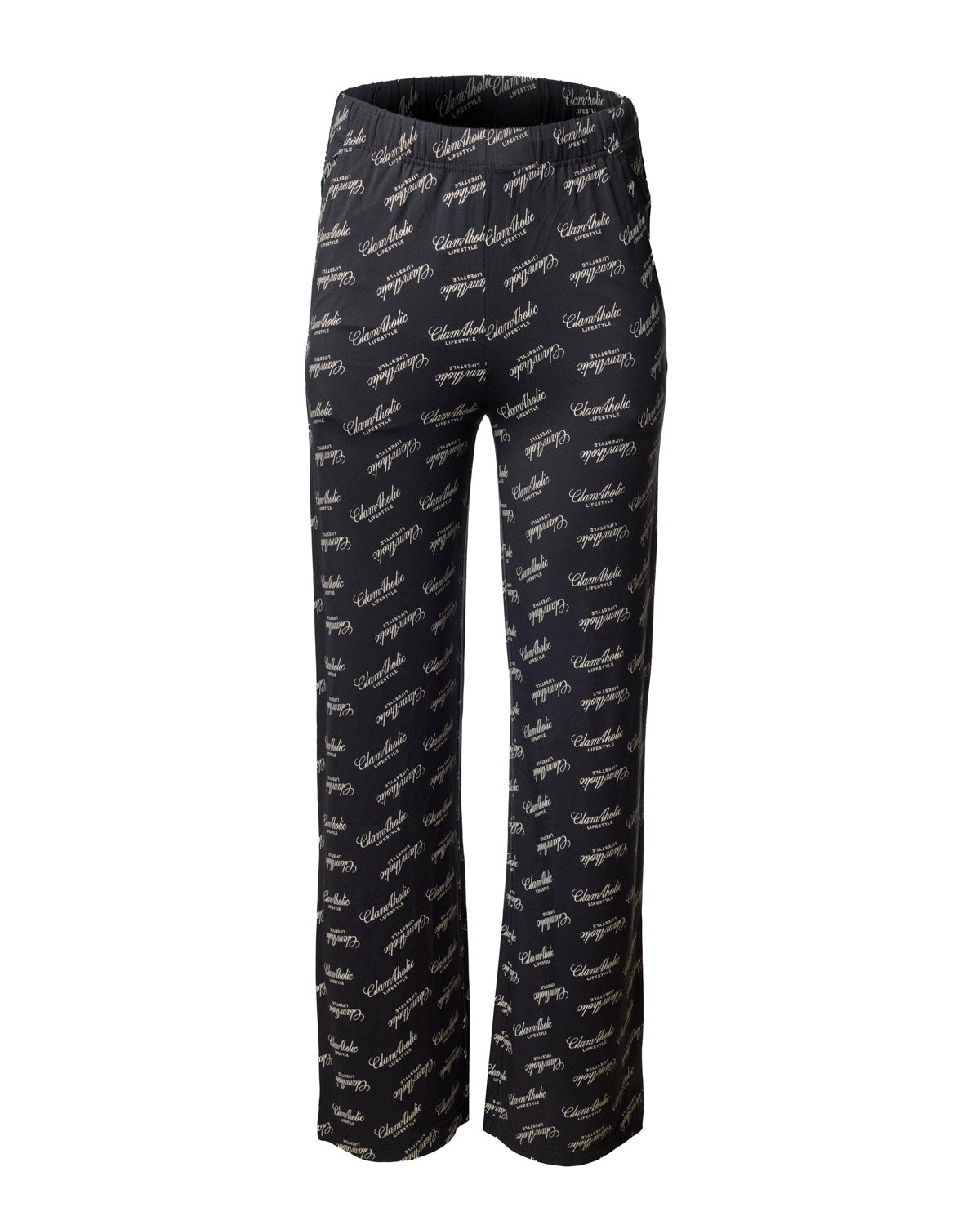 SIGNATURE LUXE PAJAMAS LONG - BLACK