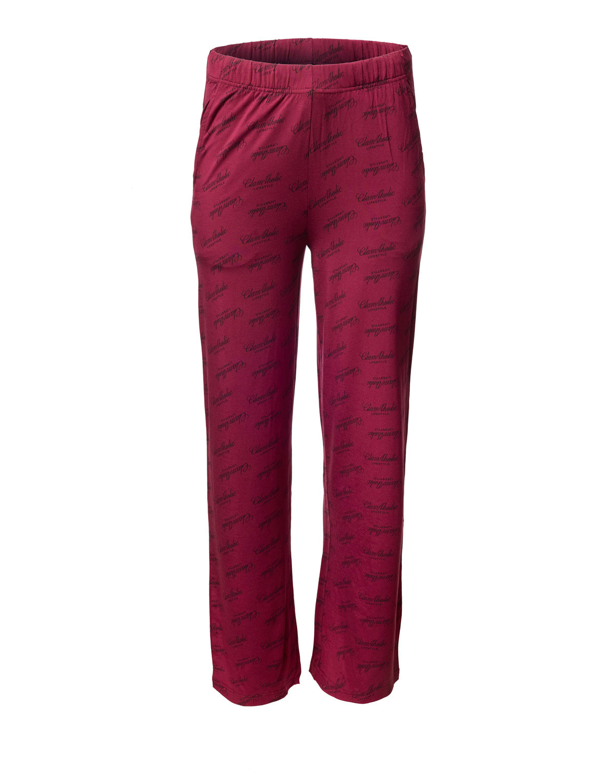 SIGNATURE LUXE PAJAMAS LONG - BURGUNDY