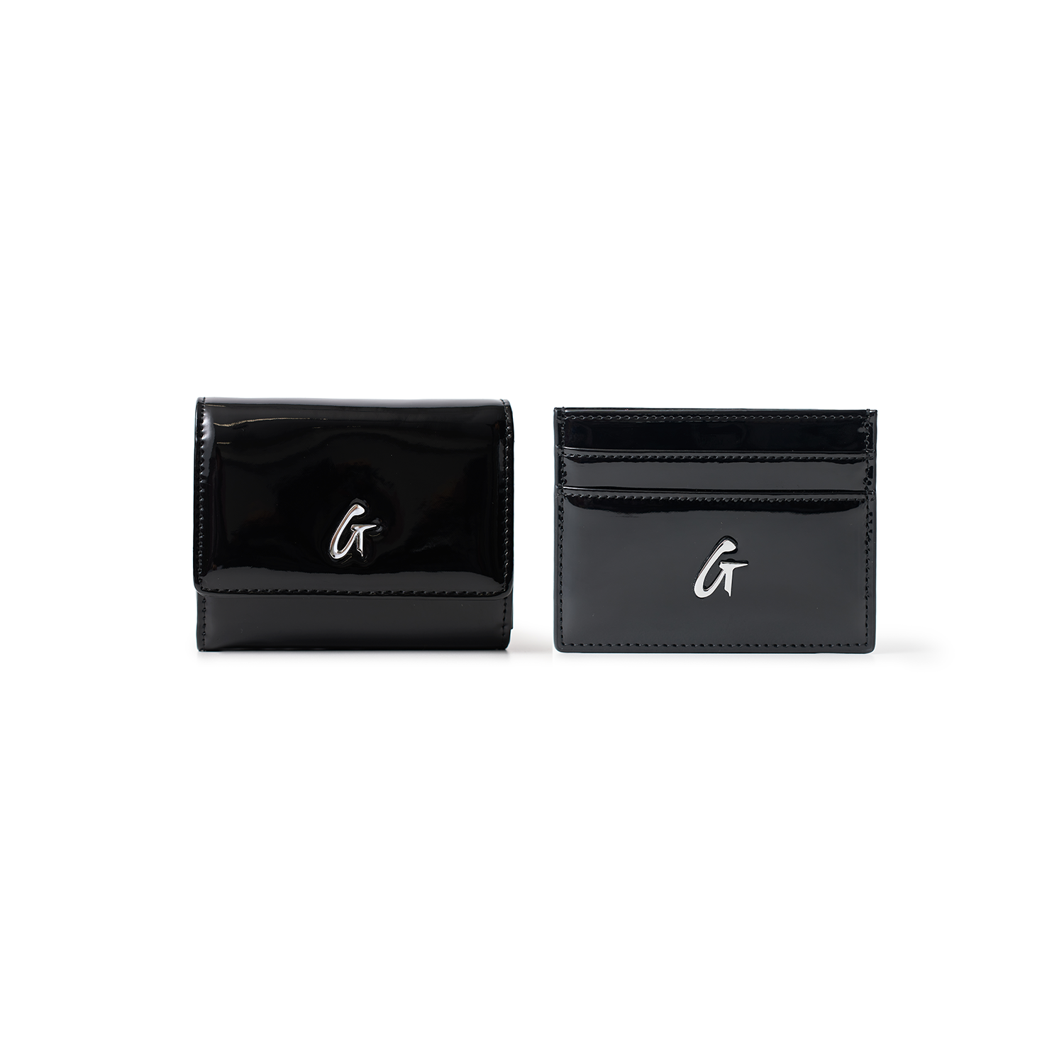 STANDARD SILVER COMPACT WOC CARDHOLDER BUNDLE - MIRROR BLACK