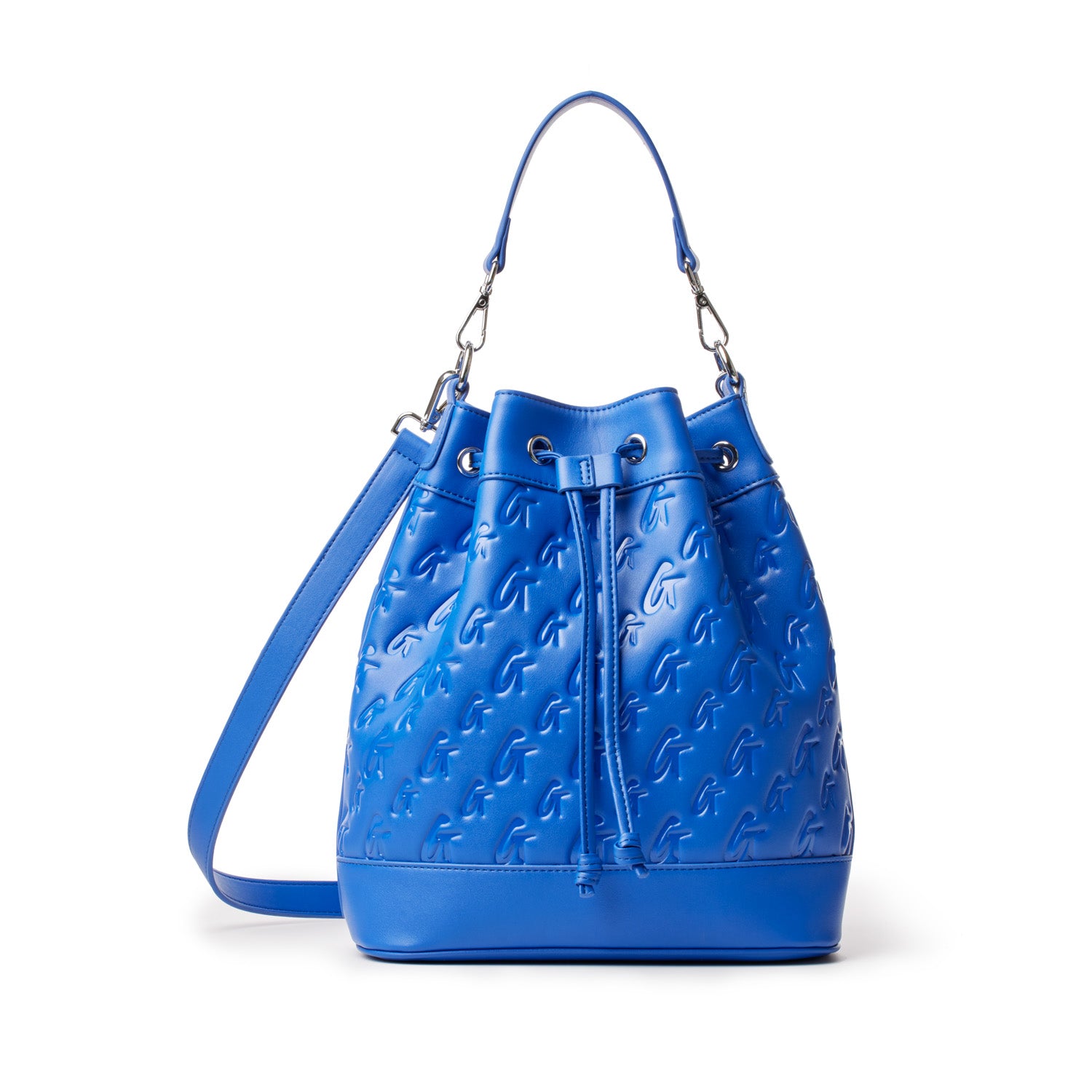 MONOGRAM MINI BUCKET BAG BLUE – Glam-Aholic Lifestyle