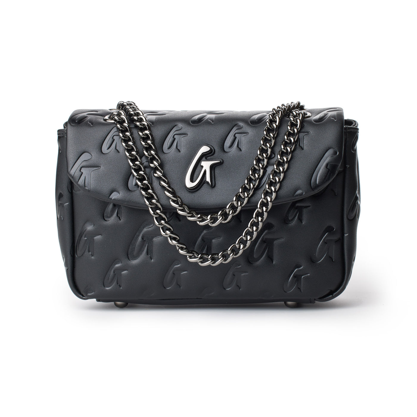 MONOGRAM MINI CLASSIC FLAP BAG MATTE BLACK