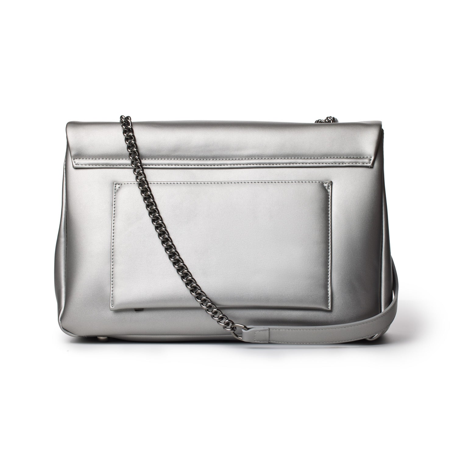 STANDARD LARGE CLASSIC FLAP BAG PLATINUM