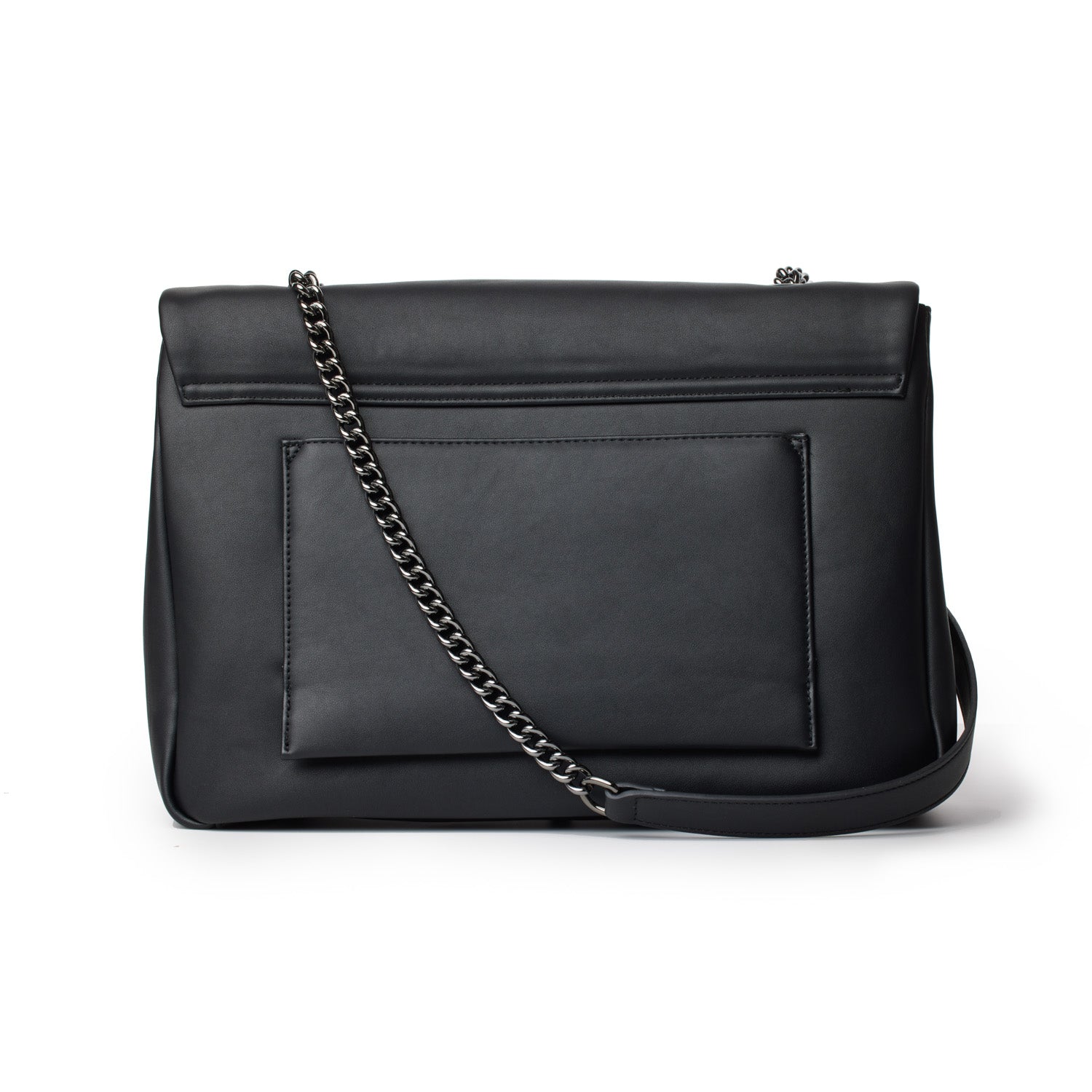 STANDARD LARGE CLASSIC FLAP BAG MATTE BLACK